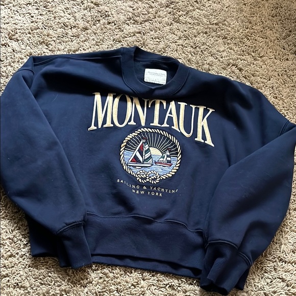 Abercrombie & Fitch Blue Crewneck Sweater - Picture 4 of 4